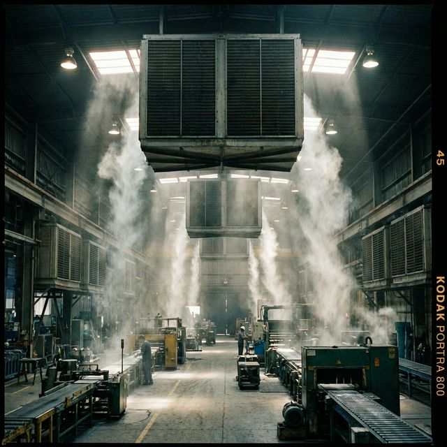 Sistema de bioclima industrial instalado en nave de Chihuahua por MYR Proclimas