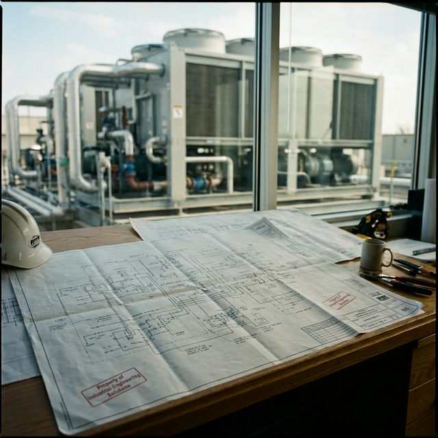 Proyecto de ingeniería HVAC industrial en Chihuahua