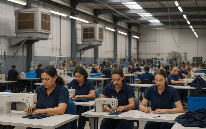 tecnico dandole mantenimiento a minisplit